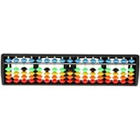Juguete Educativo Infantil Ábaco Aritmético Estilo Chino Regalo de Cumpleaños Navidad para Niños - 17 Barras 5 Colores